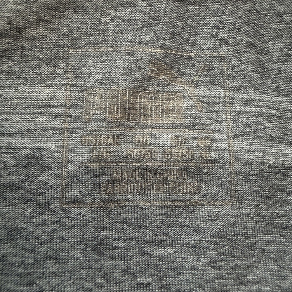 The Players Shirt Mens Large Gray Stripe Golf Performance Puma Polo TPC Sawgrass - Picture 4 of 9